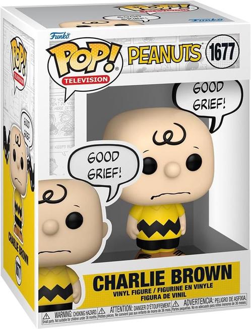 Funko Pop! - Charlie Brown (Good Grief) #1677 | Funko -, Verzamelen, Poppetjes en Figuurtjes, Nieuw, Verzenden