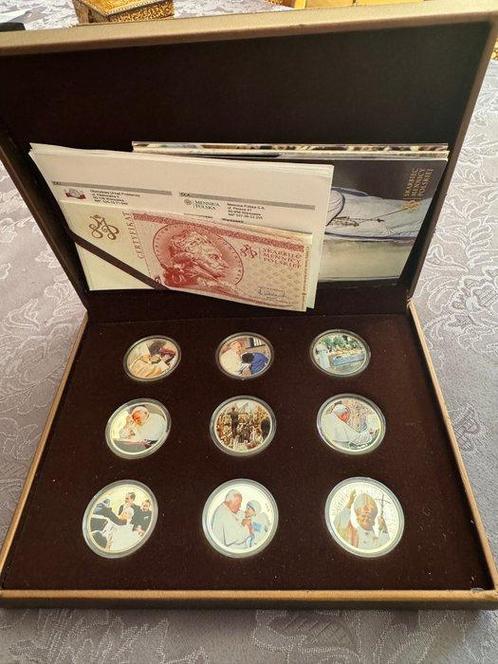 Polen. Medal Collection Béatification de Jean Pail II - 9, Postzegels en Munten, Munten | Europa | Niet-Euromunten