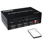 HDMI schakelaar/splitter 2 naar 2 met audio, Audio, Tv en Foto, Overige Audio, Tv en Foto, Nieuw, Ophalen of Verzenden