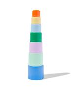 HEMA Stapeltoren bioplastic 7-delig, Kinderen en Baby's, Speelgoed | Educatief en Creatief, Verzenden, Nieuw
