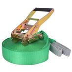 vidaXL Slackline 15 m x 50 mm 150 kg groen, Verzenden, Nieuw