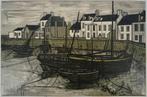 Bernard Buffet (1928-1999) - Bretagne : Petit port à marée
