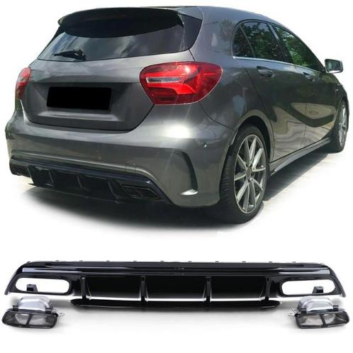 Diffusor Mercedes W176 A45 Edition Glans zwart, zwart, Auto-onderdelen, Carrosserie en Plaatwerk, Ophalen of Verzenden