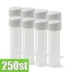 Lege buisjes met schroefdop 5 ml - 250 st, Huis en Inrichting, Keuken | Keukenbenodigdheden, Ophalen of Verzenden, Nieuw