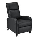Verstelbare relaxfauteuil 102x60x92 cm kunstleer zwart, Verzenden, Nieuw