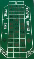 Roulette Kleed Groen (180x90cm) | HOT Games - Spelonderdelen, Hobby en Vrije tijd, Verzenden, Nieuw