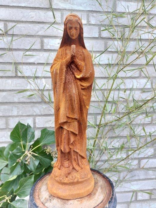 Beeld, heavy metal statue of Saint Mary the virgin - 39 cm -, Antiek en Kunst, Curiosa en Brocante