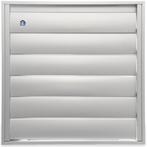 Overdrukrooster opbouw (BxH) 246 x 246mm, Doe-het-zelf en Verbouw, Ventilatie en Afzuiging, Verzenden, Nieuw