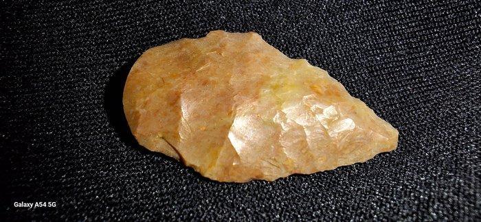 Paleolithisch Vuursteen Biface miniature Mousterien, Verzamelen, Mineralen en Fossielen