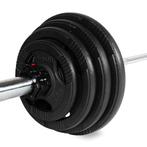 VirtuFit Olympische Gietijzeren Halterset - 120 kg, Verzenden, Nieuw