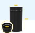 2dekans | BRASQ Prullenbak Metaal Kantoor/ Thuisgebruik -, Huis en Inrichting, Woonaccessoires | Prullenbakken, Ophalen of Verzenden