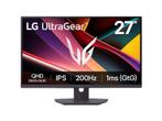 Lg - QHD Gaming Monitor - 27 inch, Gaming, IPS, Verzenden, In hoogte verstelbaar