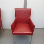 Bert Plantagie zorgstoel fauteuil - rood leder (alleen per s, Nieuw, Ophalen of Verzenden