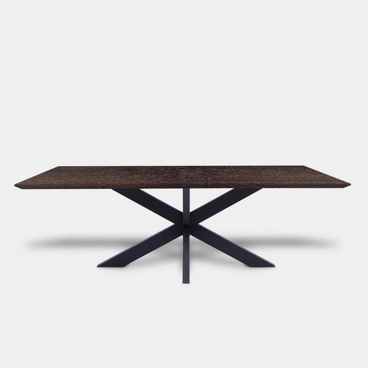 Tafel Rechthoekig Eikenhout  Matrix  200x100, Huis en Inrichting, Tafels | Eettafels