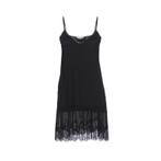 Gold Hawk • zwarte zijden jurk met kant • XS, Kleding | Dames, Jurken, Verzenden, Zwart, Nieuw, Maat 34 (XS) of kleiner