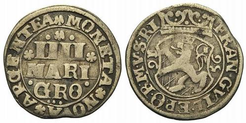 4 Mariengroschen 1656 Melle Osnabrueck, Bistum: Franz Wil..., Postzegels en Munten, Munten | Europa | Niet-Euromunten, Verzenden