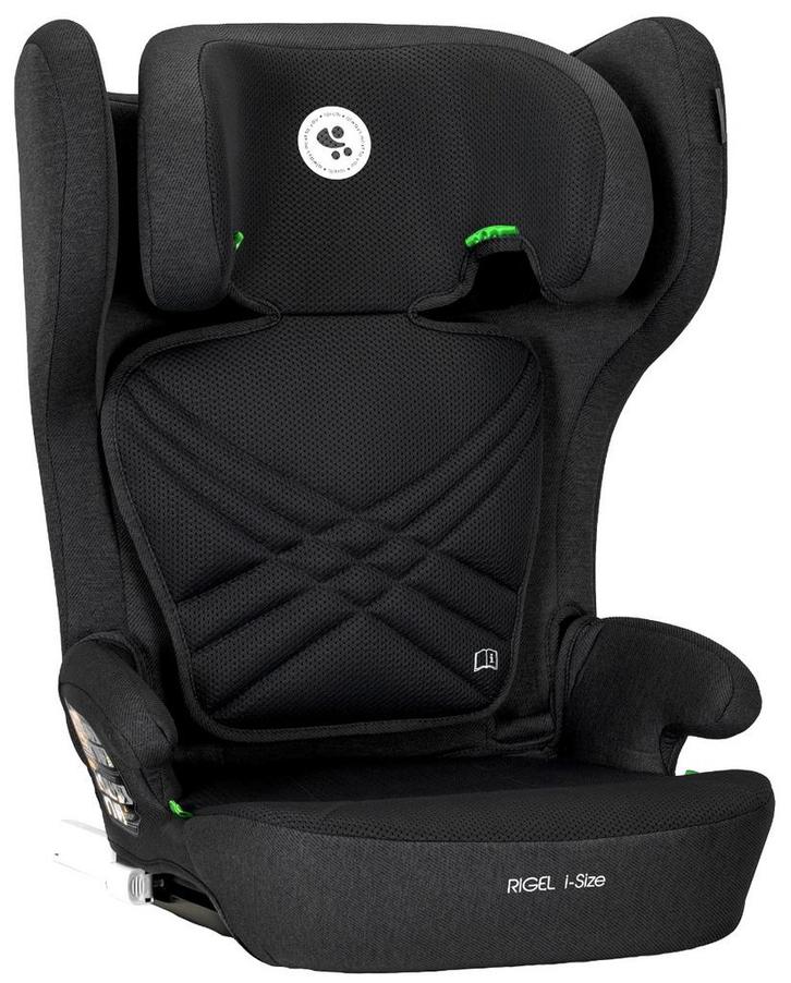 Lorelli Rigel Black 100-150 cm i-Size Opvouwbare Autostoel, Kinderen en Baby's, Autostoeltjes, Nieuw, Autogordel of Isofix, 15 t/m 36 kg