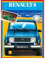 1983 RENAULT 4 BROCHURE NEDERLANDS, Boeken, Auto's | Folders en Tijdschriften, Nieuw, Renault, Author