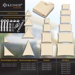 KESSER® Schaduwdoek 4.2x4.2x6m - Zonnezeil - Driehoek - Wate, Verzenden, Nieuw