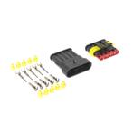 Hermetische connector set - 12 tot 24 Volt - 5 pin superseal, Ophalen of Verzenden, Nieuw