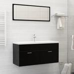 vidaXL Inbouwwastafel met kraan 101x39x18 cm keramiek wit, Verzenden, Nieuw