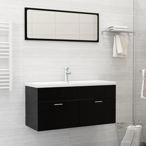 vidaXL Inbouwwastafel met kraan 101x39x18 cm keramiek wit, Doe-het-zelf en Verbouw, Sanitair, Nieuw, Verzenden