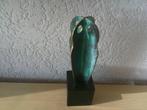sculptuur, ABSTRACT KUNSTWERK VAN EEN UIL - 21 cm -