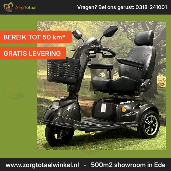 Scootmobiel - Drive Spark 3 | Incl garantie & nieuwe accus, Diversen, Brommobielen en Scootmobielen, Gebruikt, Ophalen of Verzenden