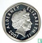 Alderney 5 pounds 2007 (PROOF) 60th Wedding anniversary..., Verzenden, Overige landen, Losse munt