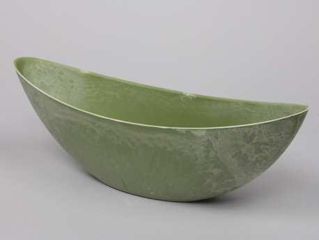 Bootschaal groot halfhoog 39x12x13cm. poeder soft green boot, Hobby en Vrije tijd, Knutselen, Nieuw, Ophalen of Verzenden