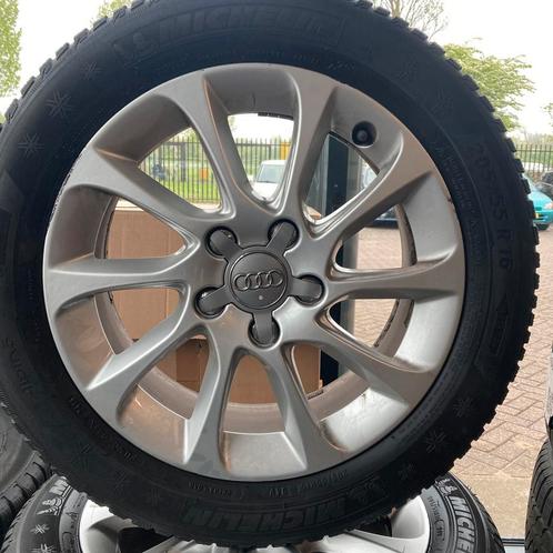 16 inch velgen set 5x112 (oa Audi A3) winterbanden, Auto-onderdelen, Banden en Velgen, 16 inch, Winterbanden, 205 mm, Gebruikt