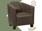 Leren fauteuil Press Special - Vintage Elephant, Nieuw, Ophalen of Verzenden, Eigentijds, Klassiek, Retro, Romantisch, Vintage