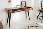 industrieele consoletafel INDUSTRIAL 120cm Mango met zwarte, Huis en Inrichting, Ophalen of Verzenden, Nieuw