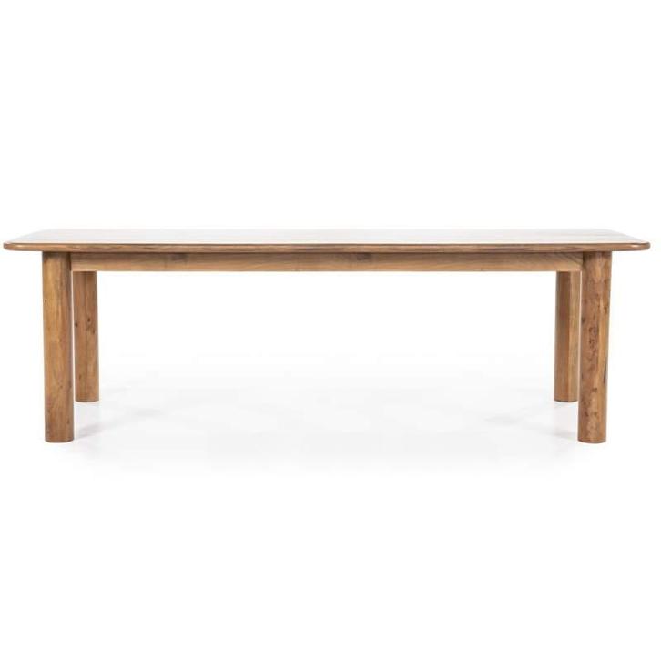 Eettafel Julian - 280cm - Bruin - 95915 - eettafel, Huis en Inrichting, Tafels | Eettafels, Nieuw, Overige materialen