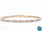 Online veiling: Gouden armband met diamanten 5,80 carat|