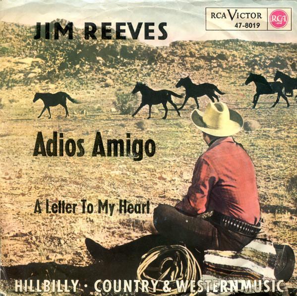Single - Jim Reeves - Adios Amigo, Cd's en Dvd's, Vinyl | Country en Western, Verzenden