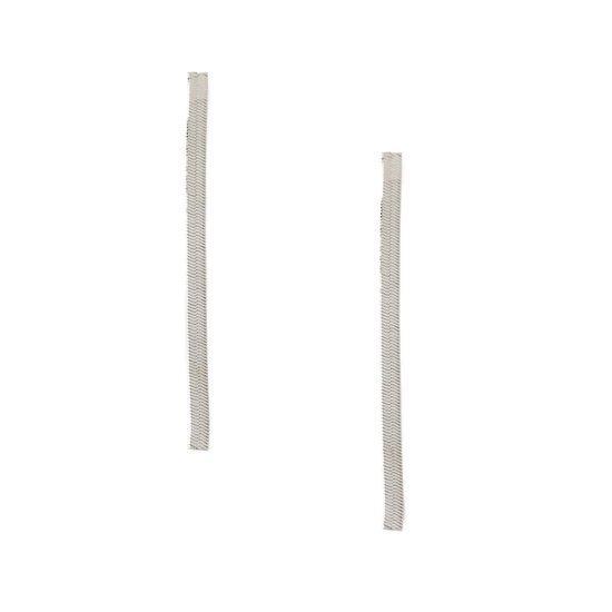 Orelia oorbellen slang schakel zilverkleurig, Sieraden, Tassen en Uiterlijk, Oorbellen, Verzenden