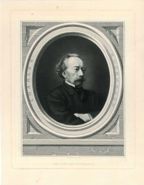 Portrait of Charles Rochussen, Antiek en Kunst, Kunst | Etsen en Gravures
