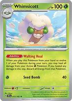 Whimsicott 015/162 reverse holo Temporal forces, Hobby en Vrije tijd, Verzamelkaartspellen | Pokémon, Ophalen of Verzenden, Nieuw
