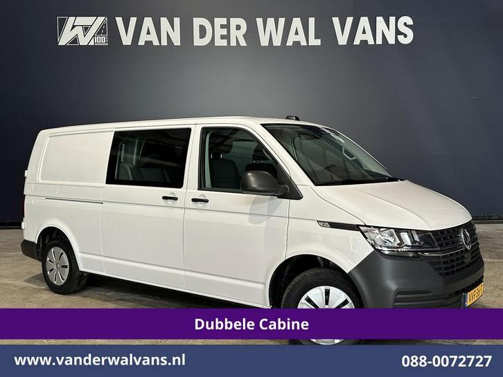 Volkswagen Transporter | 2.0 TDI L2H1 Dubbele Cabine Euro6, Auto's, Bestelauto's, Dealer onderhouden, Te koop, Handgeschakeld