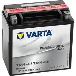 Varta YTX14-BS AGM Accu 12V 12Ah 152x88x147x147, Motoren, Onderdelen | Overige, Verzenden