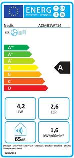 Nedis Mobiele Airconditioner - 14000 BTU - 120 m³ - 3, Verzenden, Nieuw