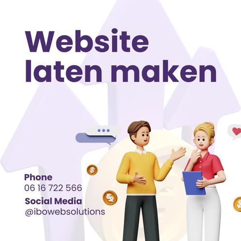 Website laten maken - Website bouwer - Website nodig, Diensten en Vakmensen, Webdesigners en Hosting, Domeinregistratie, Webdesign