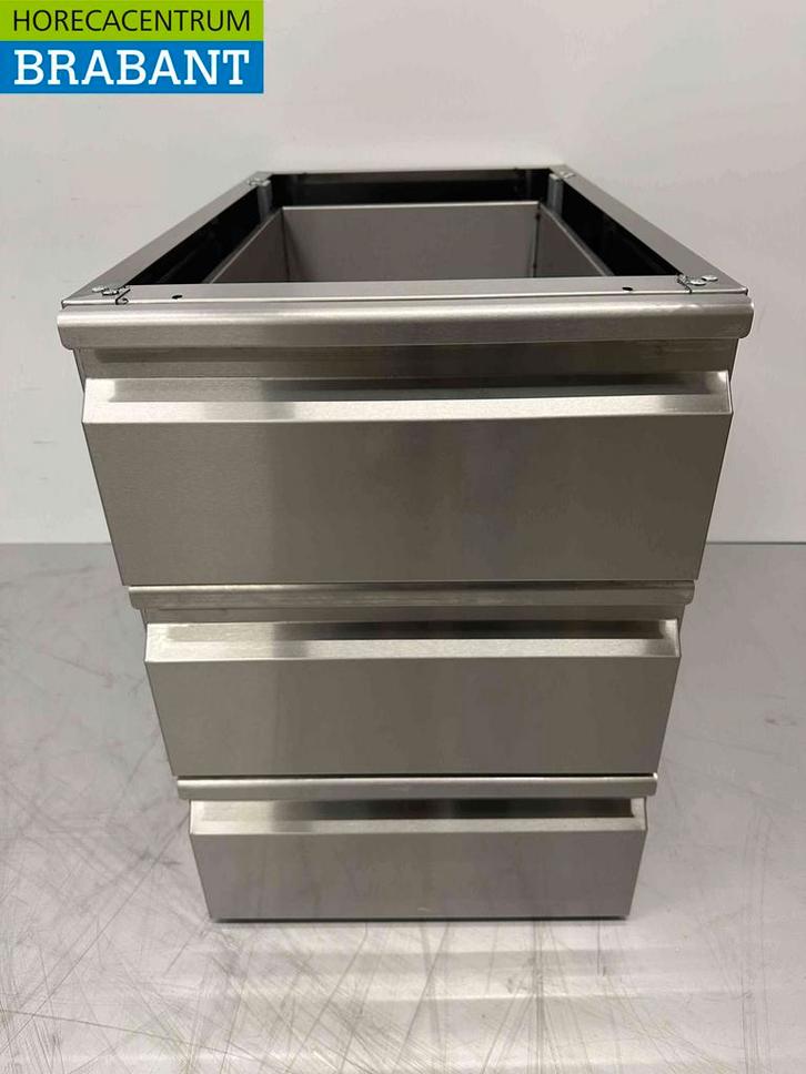 RVS Onderbouw Inbouw Ladenblok Ladenkast 3 laden, Zakelijke goederen, Horeca | Keukenapparatuur, Nieuw in verpakking, Ophalen of Verzenden