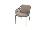 4 Seasons Outdoor Capalbio dining tuinstoel - Terre, Tuin en Terras, Tuinstoelen, Verzenden, Nieuw, Overige materialen