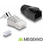 DeLOCK 66903 kabel-connector RJ-45 Zwart, Metallic, Computers en Software, Verzenden, Nieuw