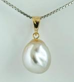 Zonder minimumprijs - Hanger - 18 karaat Geel goud Parel -