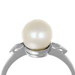 Ring - 18 karaat Witgoud - Parel, Nieuw