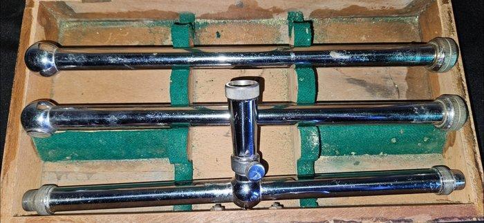 Topografische waterpas - Glas, Hout, Staal - 1950-1960, Antiek en Kunst, Antiek | Wandborden en Tegels