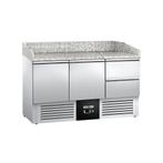 GGM Gastro | Pizza koelwerkbank PREMIUM - 1400x700mm - 2 |, Verzenden, Nieuw in verpakking